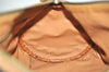 Authentic CELINE Macadam Blason Shoulder Hand Bag Purse PVC Leather Brown 6627J