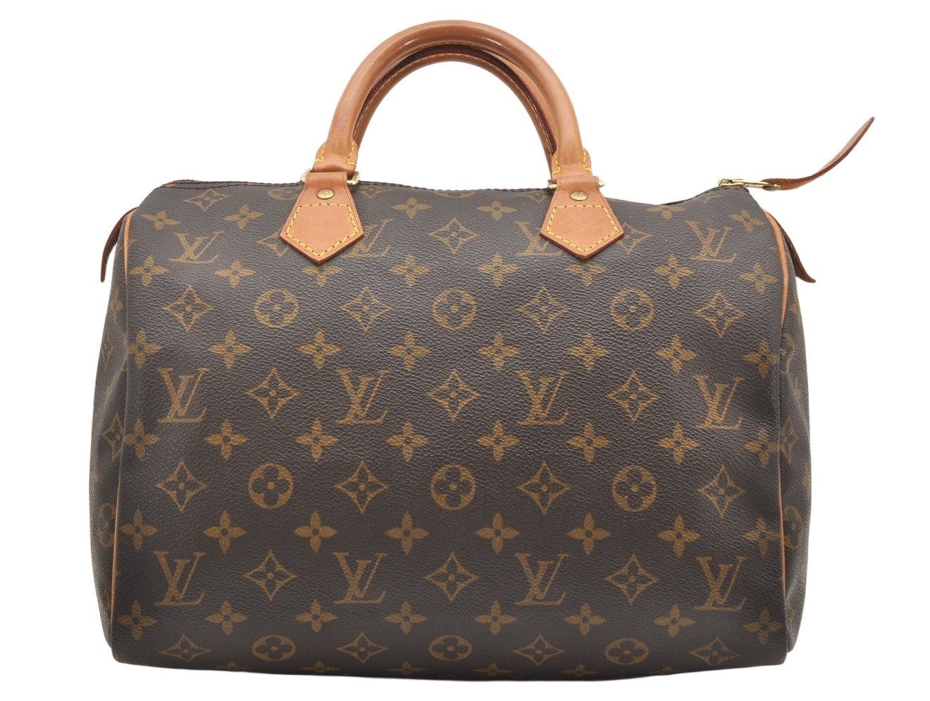 Authentic Louis Vuitton Monogram Speedy 30 Hand Boston Bag M41526 LV 6627K