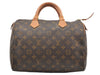 Authentic Louis Vuitton Monogram Speedy 30 Hand Boston Bag M41526 LV 6627K