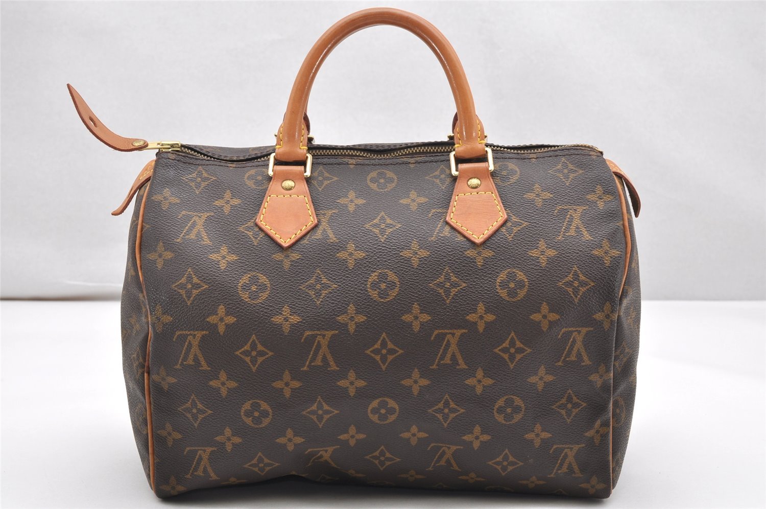 Authentic Louis Vuitton Monogram Speedy 30 Hand Boston Bag M41526 LV 6627K