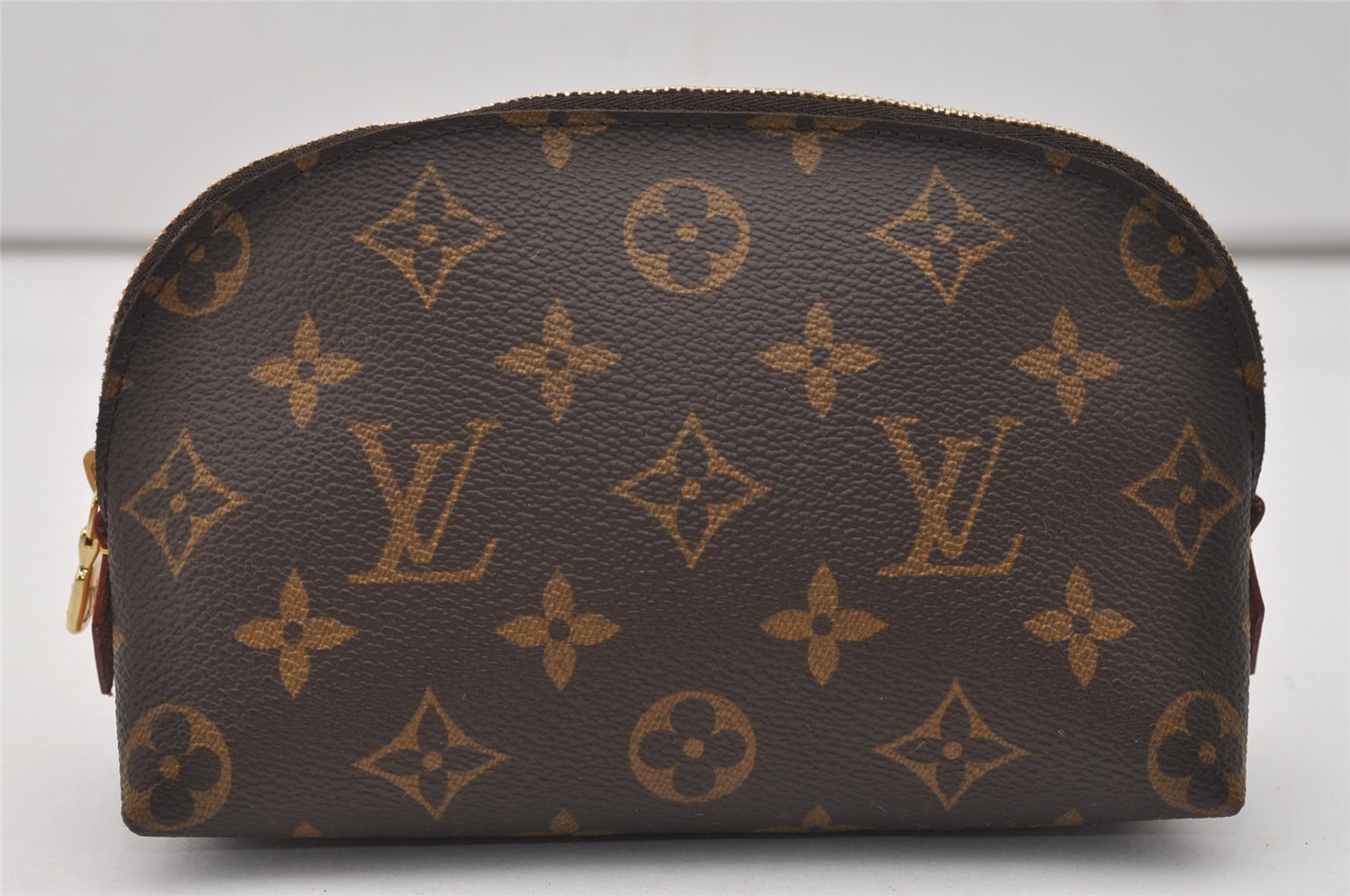 Authentic Louis Vuitton Monogram Pochette Cosmetic Pouch M47515 LV 6628I