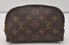Authentic Louis Vuitton Monogram Pochette Cosmetic Pouch M47515 LV 6628I