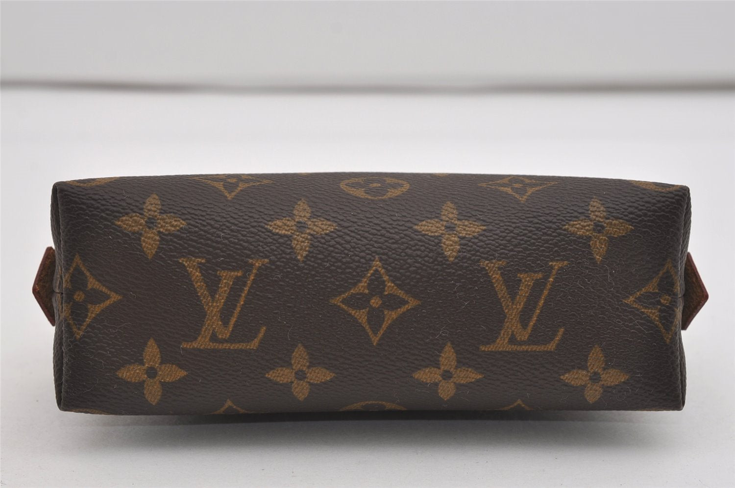 Authentic Louis Vuitton Monogram Pochette Cosmetic Pouch M47515 LV 6628I