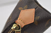 Authentic Louis Vuitton Monogram Pochette Cosmetic Pouch M47515 LV 6628I