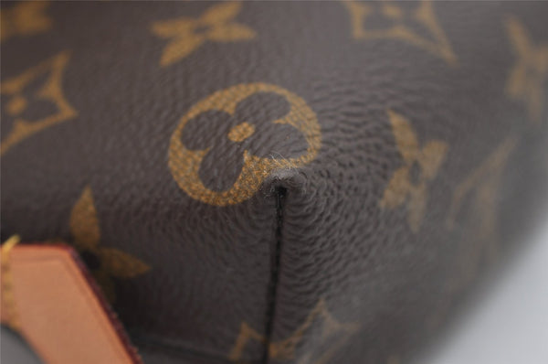 Authentic Louis Vuitton Monogram Pochette Cosmetic Pouch M47515 LV 6628I