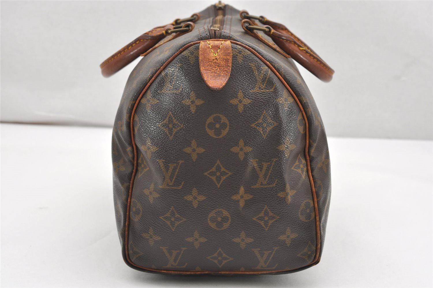 Authentic Louis Vuitton Monogram Speedy 30 Hand Boston Bag M41526 LV Junk 6628K