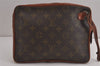 Authentic Louis Vuitton Monogram Pochette Sport Clutch Bag Old Model Junk 6631J