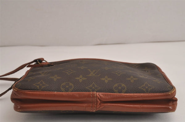 Authentic Louis Vuitton Monogram Pochette Sport Clutch Bag Old Model Junk 6631J
