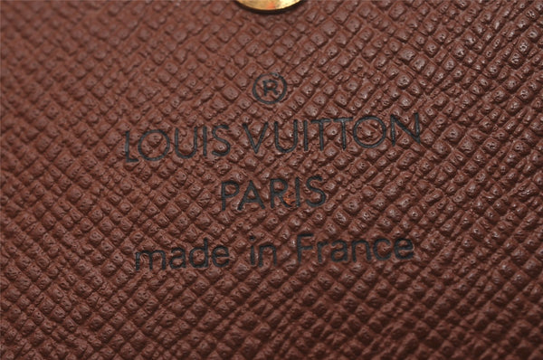 Auth Louis Vuitton Monogram Porte Monnaie Billets Tresor Wallet M61730 LV 6633I