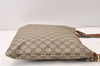 Authentic GUCCI Shoulder Cross Body Bag GG PVC Leather 246412 Brown 6634K