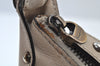 Authentic Salvatore Ferragamo Vara Ribbon Shoulder Hand Bag Leather Beige 6635I