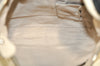 Authentic Salvatore Ferragamo Vara Ribbon Shoulder Hand Bag Leather Beige 6635I