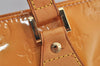 Authentic Louis Vuitton Vernis Houston Shoulder Hand Bag Yellow M91054 LV 6635J