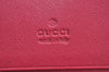 Auth GUCCI GG Marmont LOVE Double G Bifold Wallet Velour 466492 Pink Box 6637I