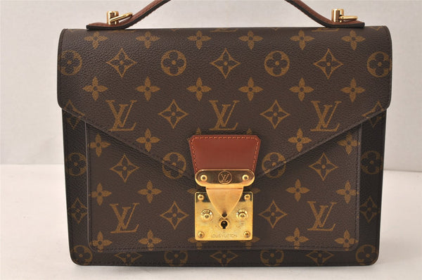 Authentic Louis Vuitton Monogram Monceau 2Way Shoulder Hand Bag M51187 LV 6638K