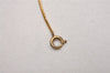 Authentic Christian Dior Gold Tone Chain Pendant Necklace CD 6639I