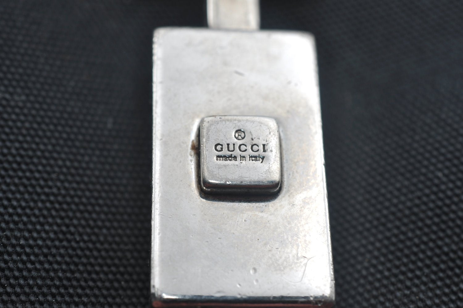 Authentic GUCCI Jackie Shoulder Hand Bag Nylon Leather 0013355 Black 6639J