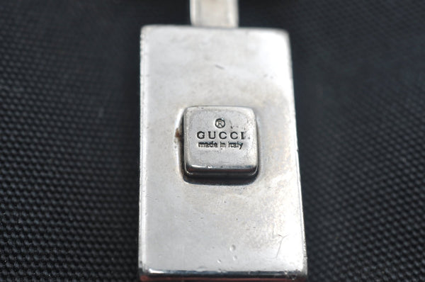 Authentic GUCCI Jackie Shoulder Hand Bag Nylon Leather 0013355 Black 6639J