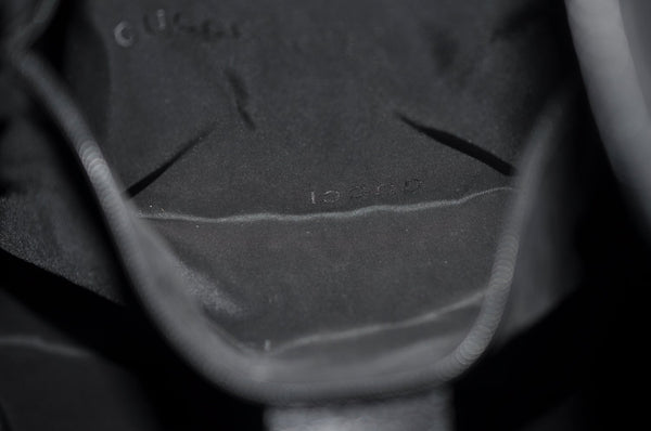 Authentic GUCCI Jackie Shoulder Hand Bag Nylon Leather 0013355 Black 6639J