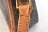 Authentic Louis Vuitton Monogram Gibeciere PM Shoulder Cross Bag M42248 LV 6640K