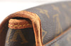 Authentic Louis Vuitton Monogram Gibeciere PM Shoulder Cross Bag M42248 LV 6640K