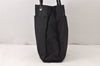 Authentic PRADA Vintage Nylon Tessuto Leather Shoulder Hand Bag Black 6642K