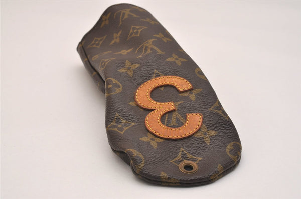 Authentic Louis Vuitton Monogram Protege-bois Golf Club Head Cover 3Set 6643J