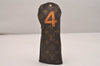 Authentic Louis Vuitton Monogram Protege-bois Golf Club Head Cover 3Set 6643J