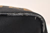 Authentic FENDI Vintage Hand Bag Purse Nylon Leather Black 6645K