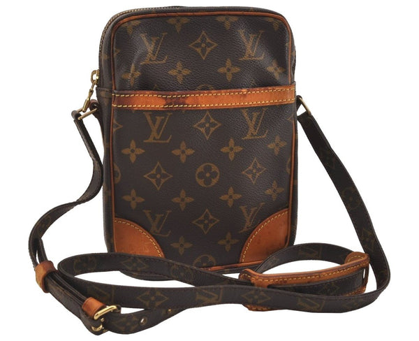 Authentic Louis Vuitton Monogram Danube Shoulder Cross Body Bag M45266 LV 6647J