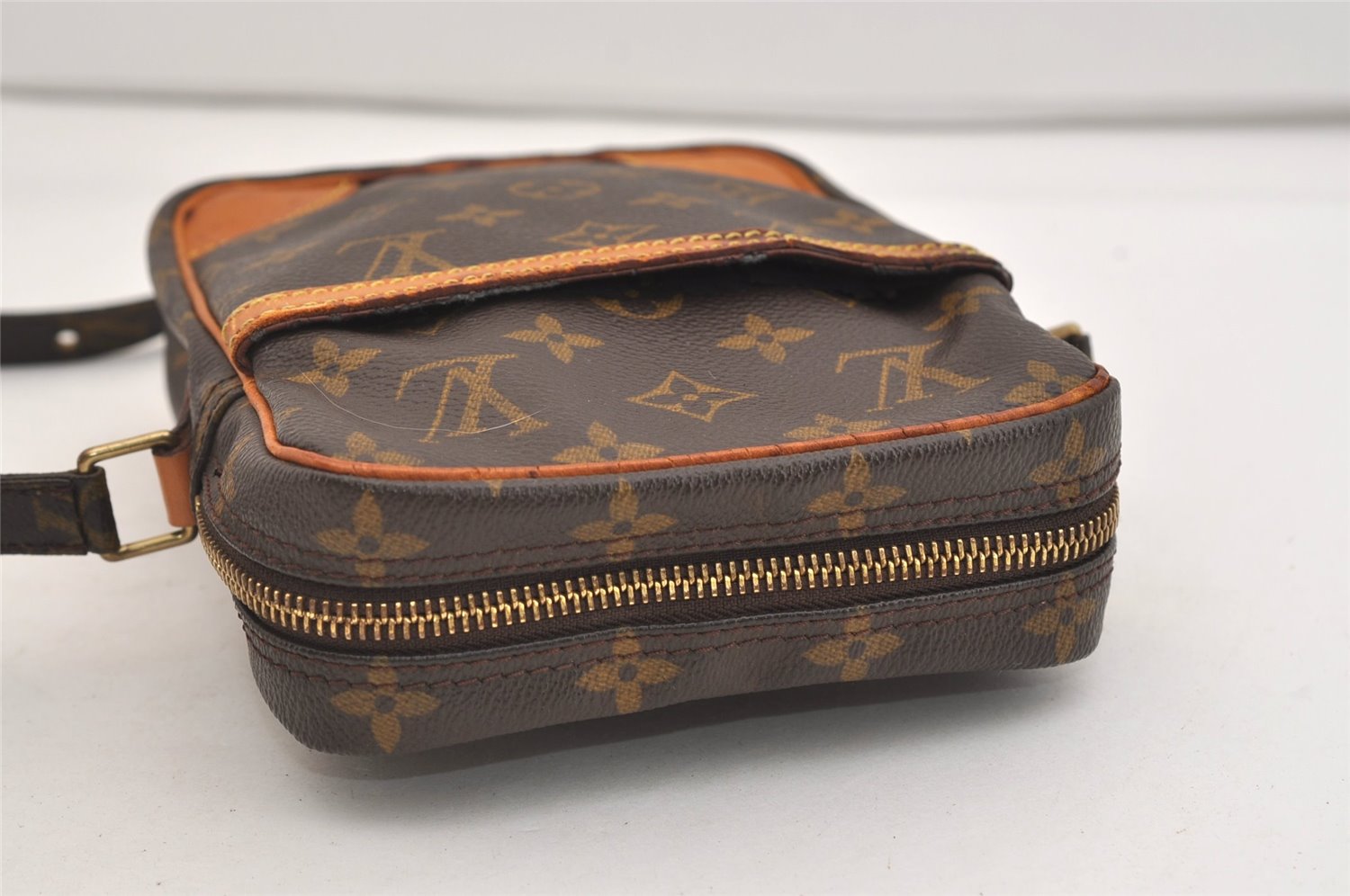 Authentic Louis Vuitton Monogram Danube Shoulder Cross Body Bag M45266 LV 6647J