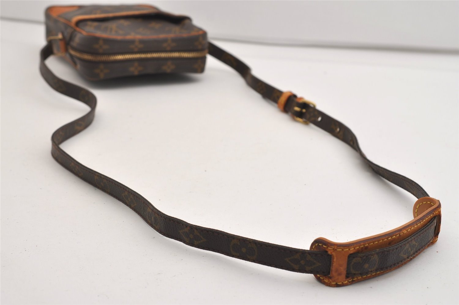 Authentic Louis Vuitton Monogram Danube Shoulder Cross Body Bag M45266 LV 6647J