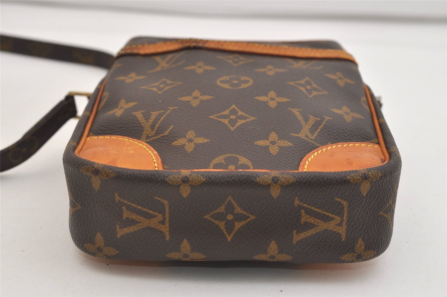 Authentic Louis Vuitton Monogram Danube Shoulder Cross Body Bag M45266 LV 6647J