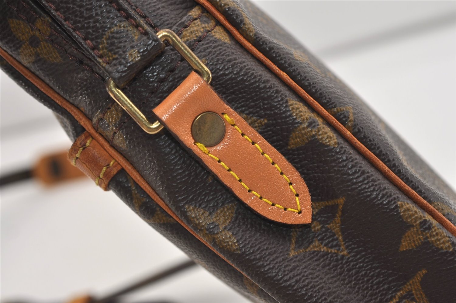 Authentic Louis Vuitton Monogram Danube Shoulder Cross Body Bag M45266 LV 6647J