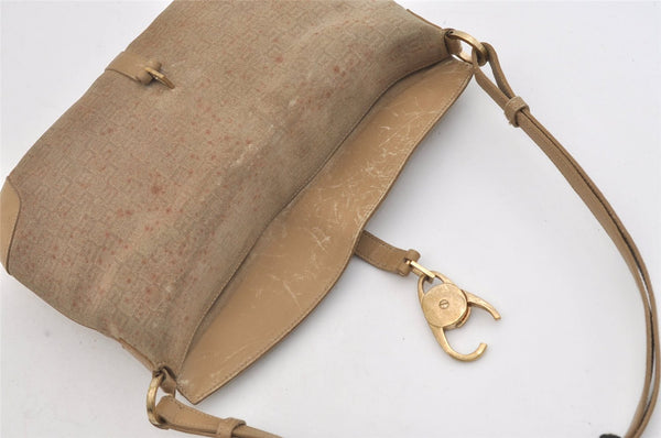 Authentic GUCCI Square GG Shoulder Hand Bag Suede Leather 0014147 Beige 6648J