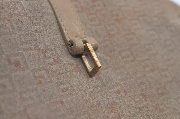 Authentic GUCCI Square GG Shoulder Hand Bag Suede Leather 0014147 Beige 6648J