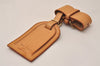 Authentic Louis Vuitton Name tag Handle Holder Beige 10Set LV 6650J