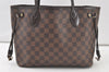 Authentic Louis Vuitton Damier Neverfull PM Shoulder Tote Bag N40600 LV 6650K