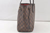 Authentic Louis Vuitton Damier Neverfull PM Shoulder Tote Bag N40600 LV 6650K