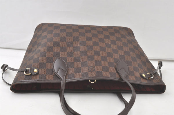 Authentic Louis Vuitton Damier Neverfull PM Shoulder Tote Bag N40600 LV 6650K