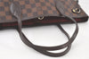 Authentic Louis Vuitton Damier Neverfull PM Shoulder Tote Bag N40600 LV 6650K