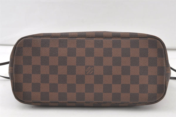 Authentic Louis Vuitton Damier Neverfull PM Shoulder Tote Bag N40600 LV 6650K