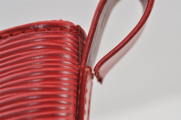 Authentic Louis Vuitton Epi Randonnee PM Shoulder Bag Red LV 6651I