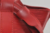 Authentic Louis Vuitton Epi Randonnee PM Shoulder Bag Red LV 6651I