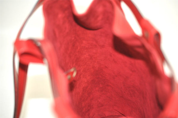Authentic Louis Vuitton Epi Randonnee PM Shoulder Bag Red LV 6651I