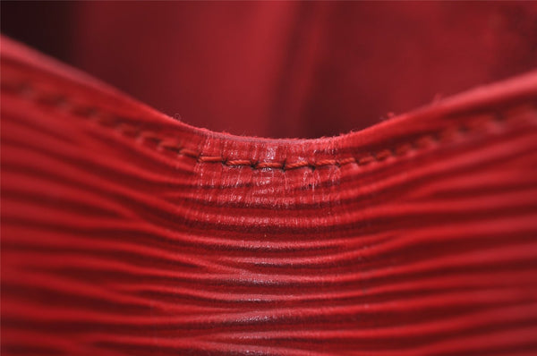 Authentic Louis Vuitton Epi Randonnee PM Shoulder Bag Red LV 6651I