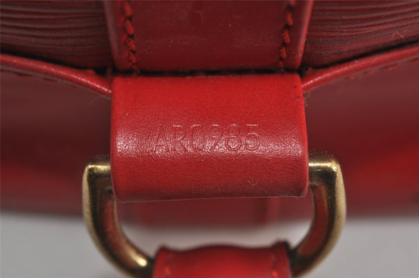 Authentic Louis Vuitton Epi Randonnee PM Shoulder Bag Red LV 6651I