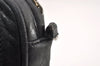 Authentic CHANEL Tassel Lamb Skin Chain Shoulder Bag Purse Black CC Junk 6654I