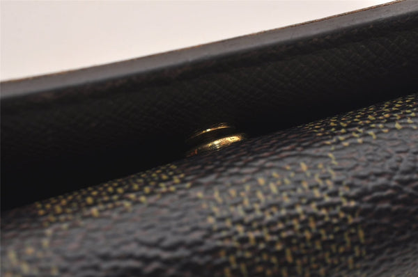 Authentic Louis Vuitton Damier Portefeuille Tresor Wallet Purse N61736 LV 6654J