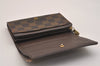 Authentic Louis Vuitton Damier Portefeuille Tresor Wallet Purse N61736 LV 6654J